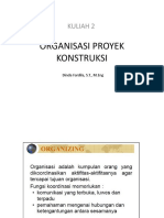 Organisasi Proyek Konstruksi