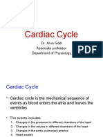 Cardiac Cycle: Dr. Arun Goel Associate Professor Department of Physiology