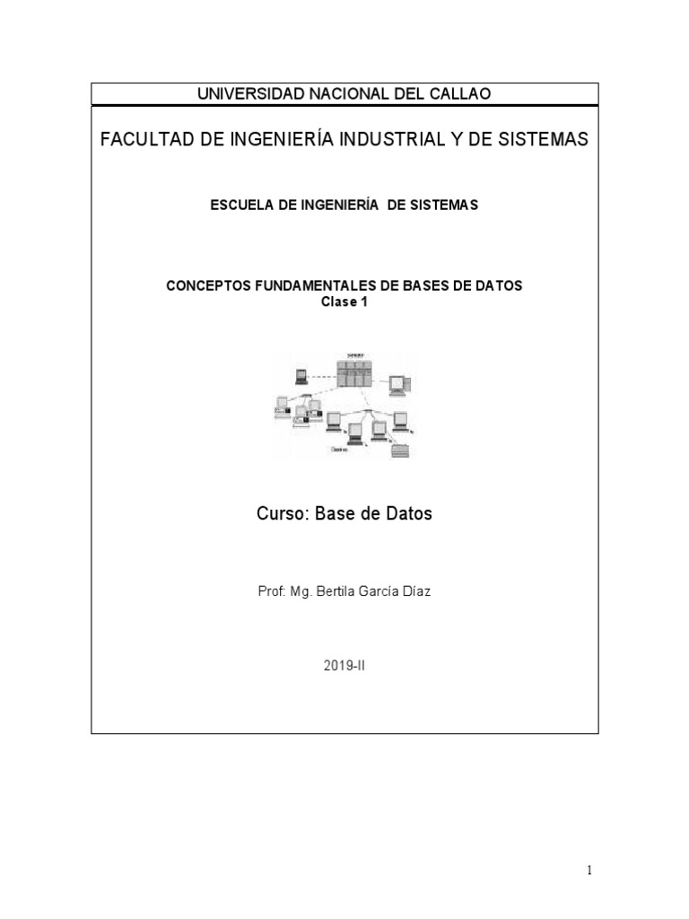 Clase 1 | PDF | Bases de datos | SQL
