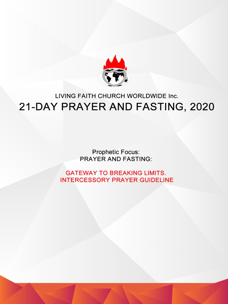 21-Day Prayer and Fasting Guide 2020 | PDF | Prayer | Jesus In Islam