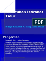 KEBUTUHAN ISTIRAHAT DAN TIDUR