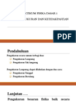 Teori Pengukuran Dan Ketidakpastian