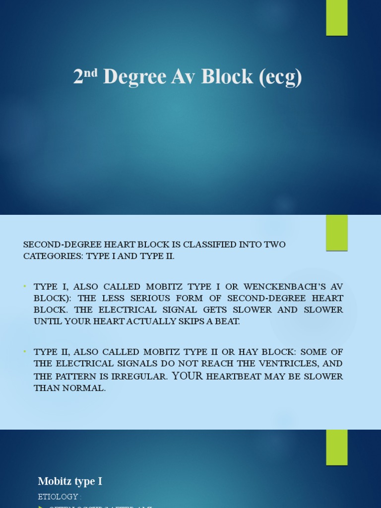 Type 2 Second-Degree Heart Block Guide | PDF