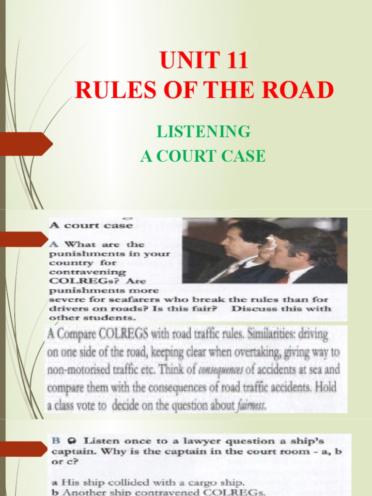 Court Case Listening Rules Guide | PDF
