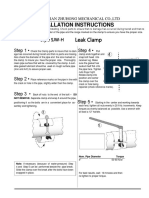 SJW-H Leak Clamp Installation Instruction