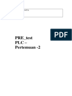 PRE - Test PLC - Pertemuan - 2: Pandu Wiranata 2003321066 EC-3A