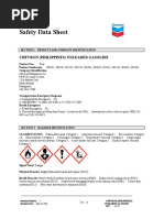 Unleaded Gasoline Safety Data Sheet | PDF | Gasoline | Toxicity