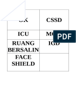 OK CSSD ICU MCU Ruang Bersalin IGD Face Shield