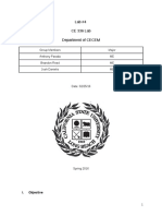 Lab #4 CE 336 Lab Department of CECEM: Group Members Major Anthony Parada ME Brandon Reed ME Josh Danielis ME