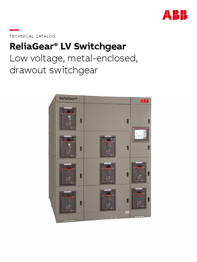 1SXU900193C0201 ABB ReliaGear Switchgear CT 0717 PDF Electrical