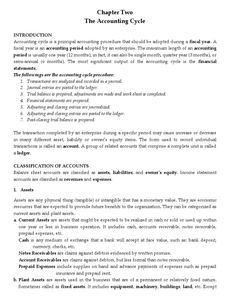 Accounting Cycle Overview and Steps | PDF | Debits And Credits | Expense