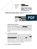 Consigna Depósito Judicial Nombro Nuevo Abogado Defensor y Varia Domicilio Procesal.