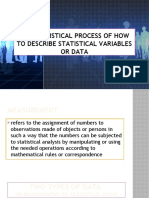 Part 4 Statistical Process of How To Describe Data or Variables