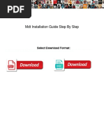 MDT Installation Guide Step by Step