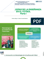 Tema 2. METODOLOGÍAS DE LA ENSEÑANZA EN EL FÚTBOL