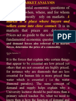 The Fundamental Economic Questions of What, How, When, Where, and For Whom To Produce Mostly Rely On Markets