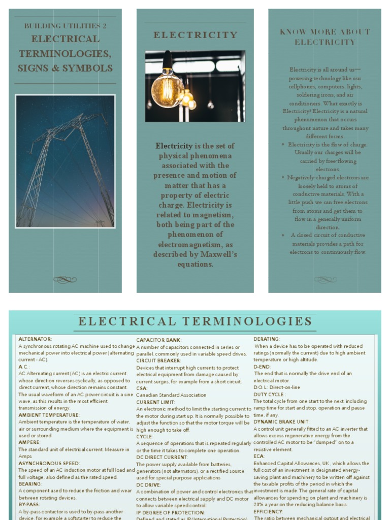 Understanding Electrical Terminology A Guide to Common Terms and