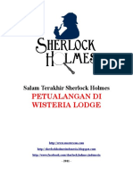 Salam Terakhir Sherlock Holmes - Petualangan Di Wisteria Lodge