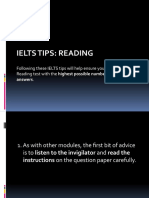 Eilts Tips Reading