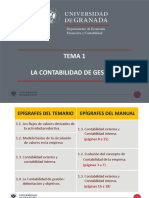 Tema 1 - La Contabilidad de Gestión