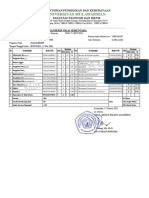 Universitas Mulawarman Fakultas Ekonomi dan Bisnis Transcript Nilai Sementara