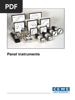 Panelinstrument Catalogu0 | PDF | Electricity | Manufactured Panelinstrument Catalogu0 | PDF | Electricity | Manufactured