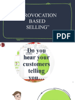 Provocation Based Selling