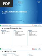 TCS PWA Architectural Suggestions