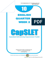 English Quarter 4 Week 2: Capsulized Self-Learning Empowerment Toolkit