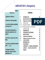 Abnt NBR 6027-2012 - Sumário - Exemplo