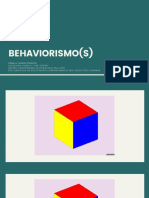 AULA 01 - Histórico e Behaviorismo