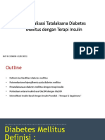 Optimalisasi Tatalaksana Diabetes Mellitus Dengan Terapi Insulin