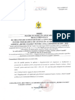 Regulamentul de Organizare Si Desfasurarea A Concursului de Admitere Licenta 2021