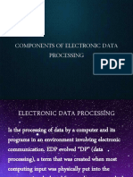 Components of Electronic Data Processing