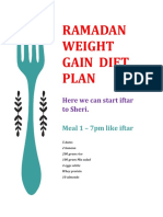 Ramadan Weight Gain Diet Plan: Here We Can Start Iftar To Sheri