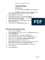 Week 5 - Revision Exercises