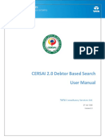 CERSAI 2.0 Debtor Based Search User Manual: TATA Consultancy Services LTD