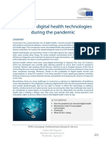 The Rise of Digital Health Technologies During The Pandemic: Briefing