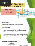 Webinar - Statistical Analysis