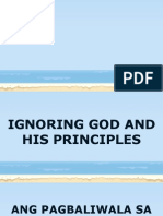 Ignoring God and His Principles2a