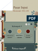 Pasar Input - Ekonomi Islam