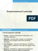 Transformational Leadership: Theory and Practice Eighth Edition