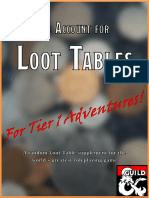 To Account For Loot Tables 1