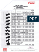 Daftar Harga: Push - On Fitting Untuk Pipa 25 JANUARI 2021 Rusli Sakti