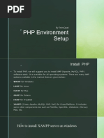 PHP Server Installation