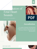 Auscultation of Fetal Heart Sounds