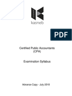 Certified Public Accountants (CPA) : Advance Copy - July 2018