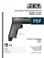 Pneumatic Reversible Drill: #505600, JAT-600 #505601, JAT-601