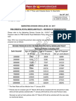 Sum Insured Premium Rates Including GST: To All Offices