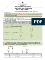 # # Sob PST: Extracting The Square Roots Factoring Completing The Square